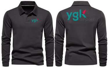 YGK AIRPORT LONG SLEEVE POLO